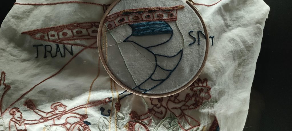 Tapijt van Bayeux steek onder de loep